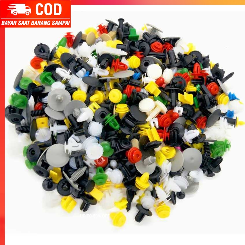 (100% BARANG ORI) OTOHEROES Baut Rivet Mobil Universal 160 PCS - PE02