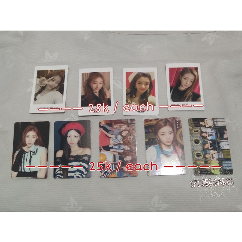 Photocard ITZY CSI Chaeryeong Yuna Lia | Pc Lia | Pc Yuna | Pc Chaeryeong