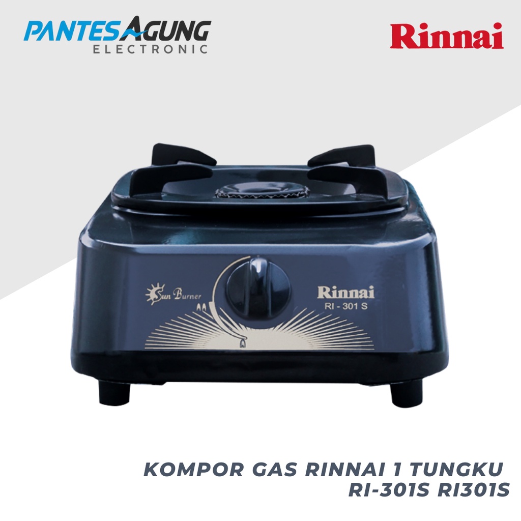 Kompor Gas Rinnai 1 Tungku RI-301S RI301S KOMPOR MURAH