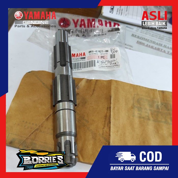 AXLE DRIVE AS GIR GEAR DEPAN R15 V3 MT15 XSR 155 WR155 WR 155 VIXION R ASLI ORI YAMAHA BK6-E7421-00