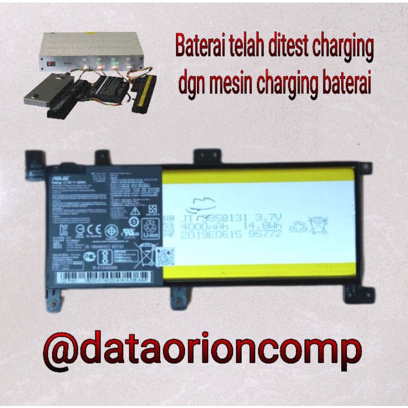 Baterai Battery Laptop Asus A556 A556U X556 X556U X556UB C21N1509