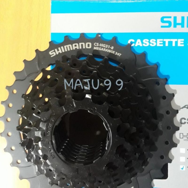 Sprocket 8 Speed Shimano HG31 Altus 11-34T Casette Sepeda Mtb Lipat Roadbike