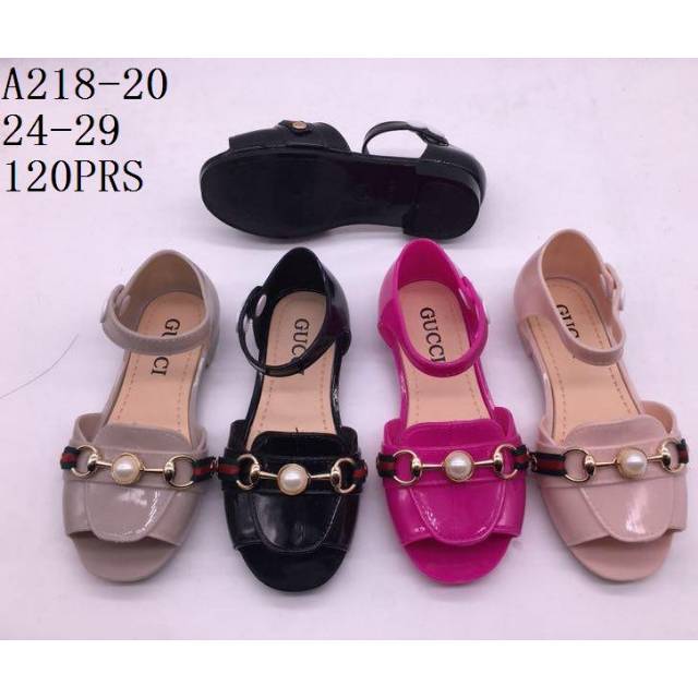 Jelly shoes kids gucci 218-20 / sepatu sandak anak gucci