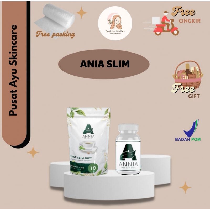 ANIA SLIM AMPUH 10 HARI TURUNKAN BERAT BADAN ORIGINAL