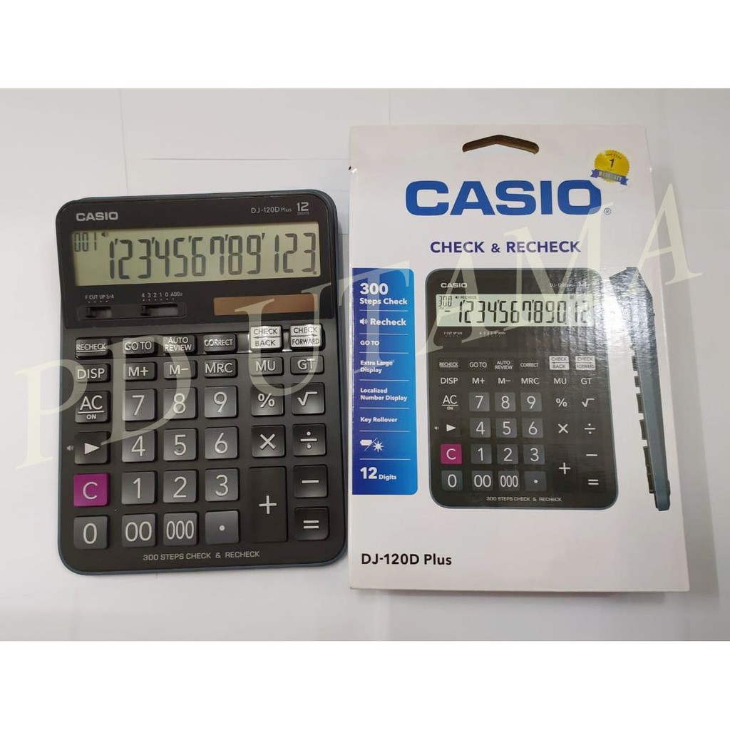 

KALKULATOR CASIO DJ 120D PLUS PROMO MENARIK HARGA MURAH