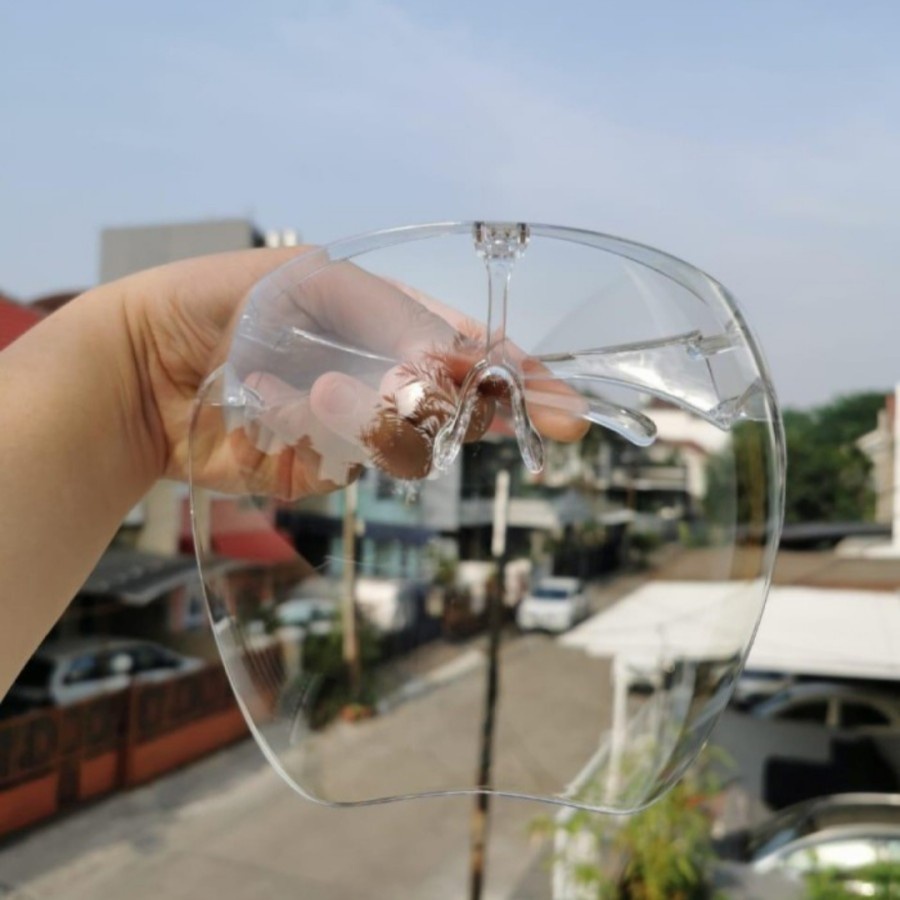 COD Acylic Face Shield Import Grosir Murah Acrylic Full Face, Clear Glass Acrylic P10