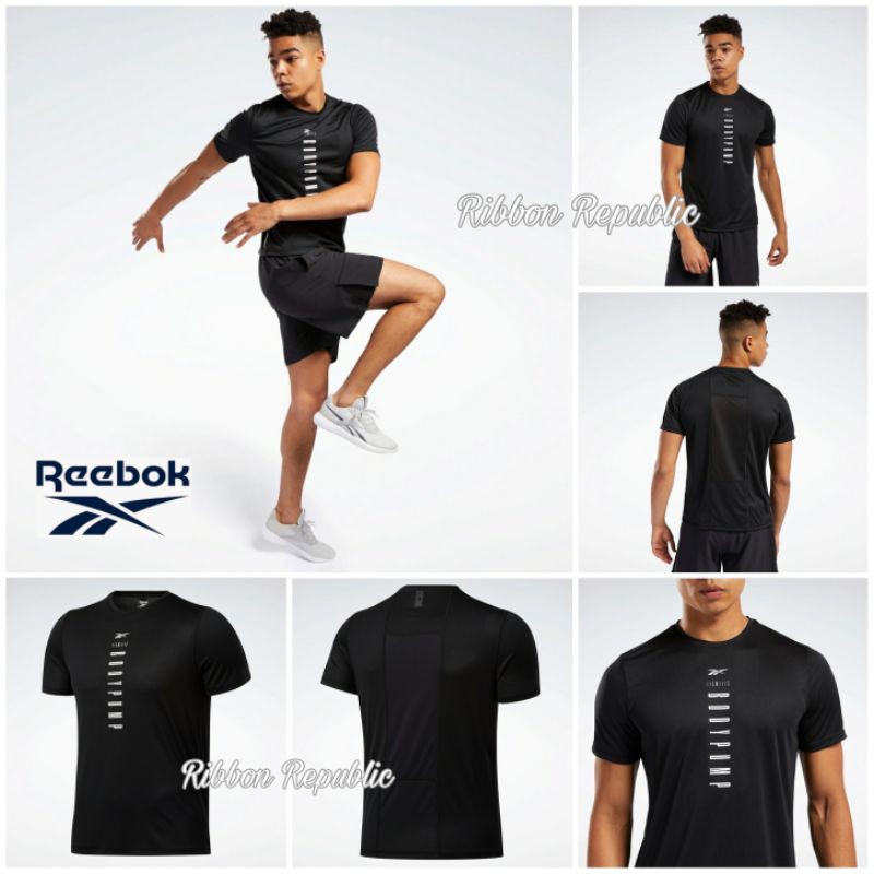 Reebok Lesmills Kaos Olahraga Pria Laki Cowok Body Pump Combat Gym Fitness Tank Top Boxing Original