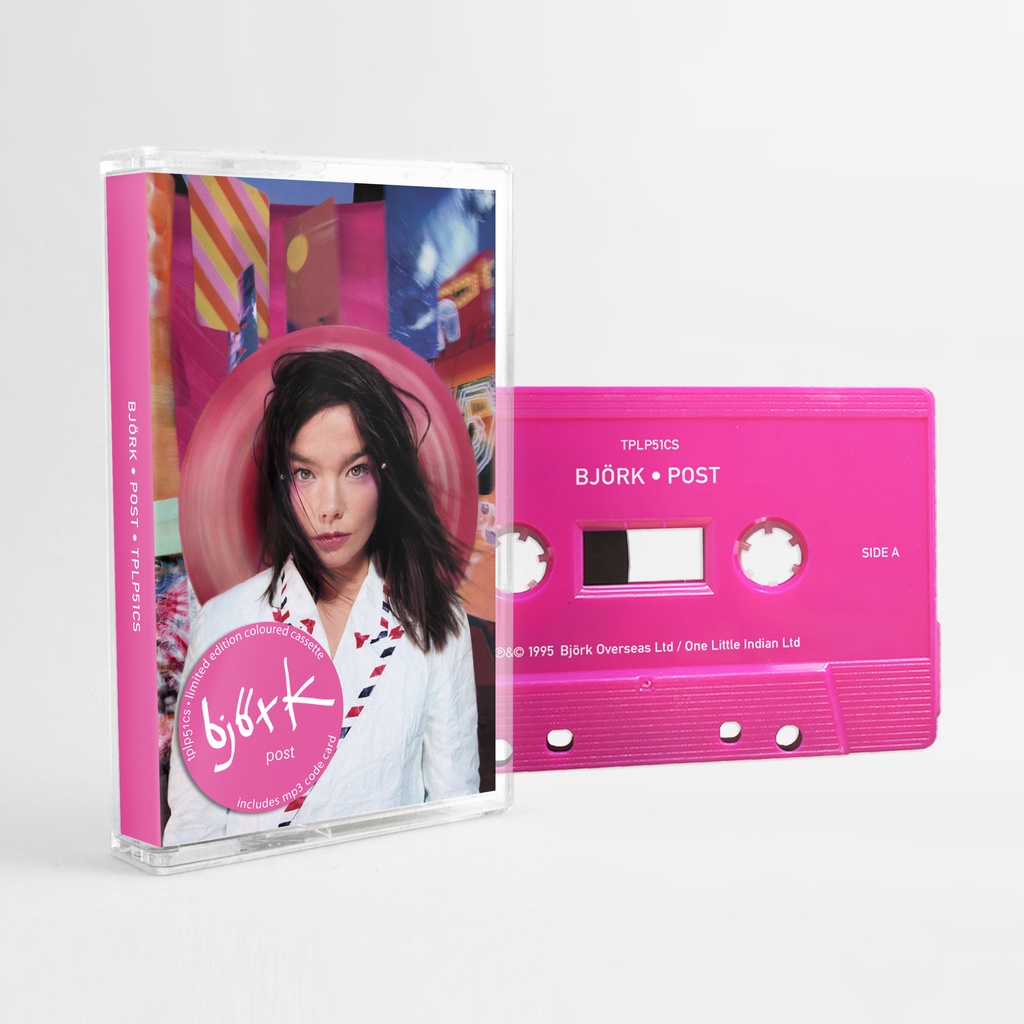 Kaset Pita Impor Bjork / Björk - Post Import Cassette -Coloured-