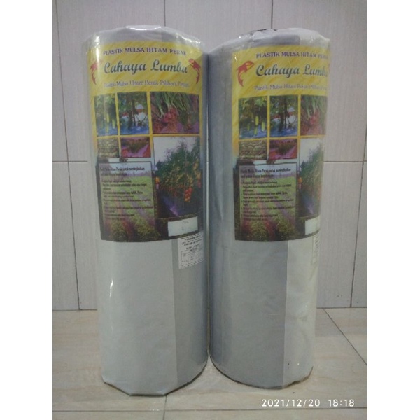 Promo Plastik Mulsa Hitam Perak Murah - Plastik Pertanian
