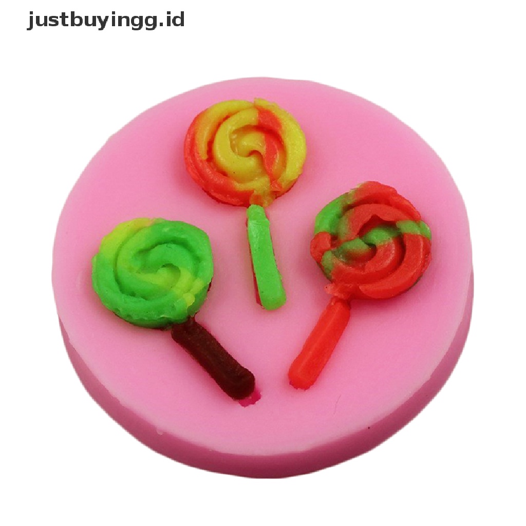 Cetakan Permen Lolipop / Cokelat / Fondant Bahan Silikon Untuk Halloween