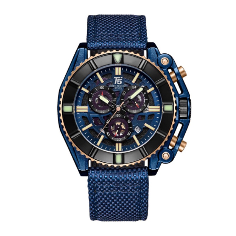 T5 H3797G H3797 Blue Canvas Strap MCLBUBU 3009
