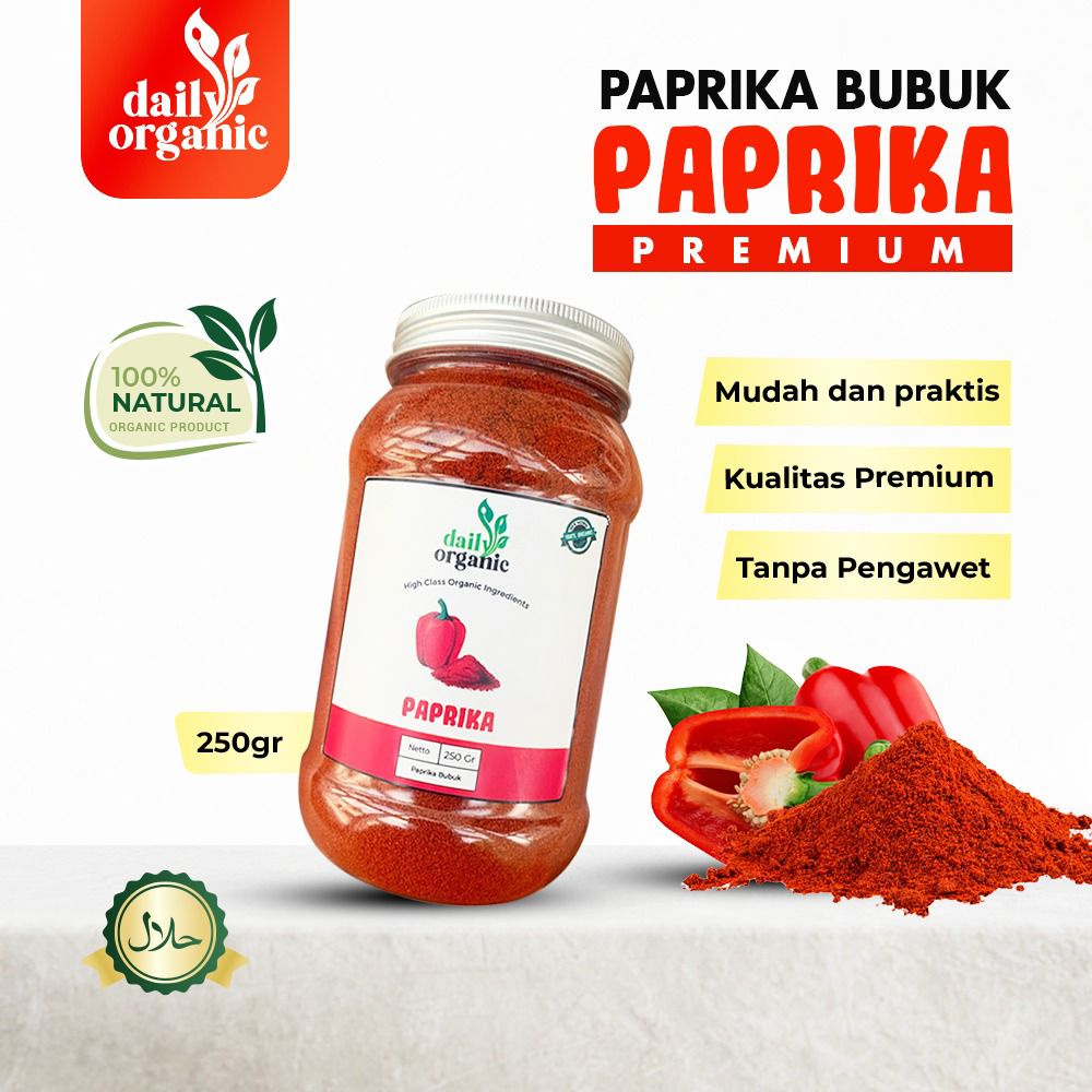 PAPRIKA BUBUK PREMIUM PAPRIKA POWDER DAILY ORGANIC