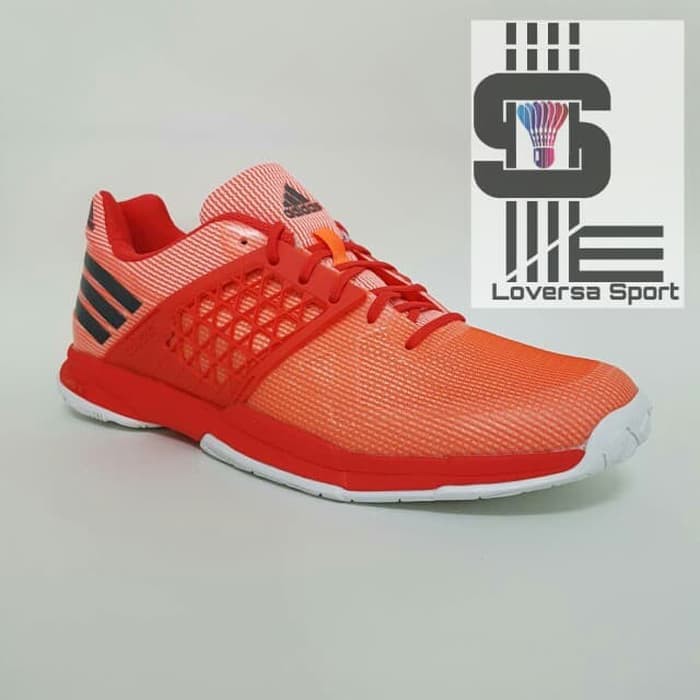Sepatu badminton bulutangkis adidas type Adizero merah original -