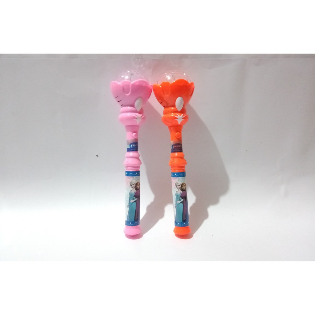  Mainan  Anak  Tongkat  Peri Frozen Nyala Kantong Shopee 