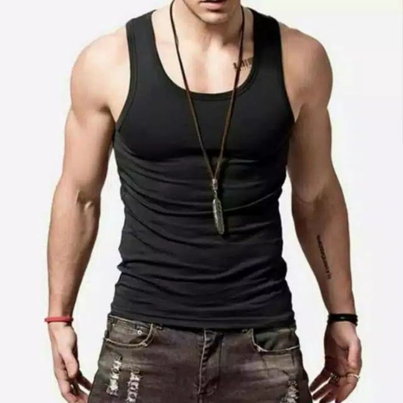 Singlet pria dewasa kaos singlet pria gym singlet polos pria kaos dalam pria singlet gym pria