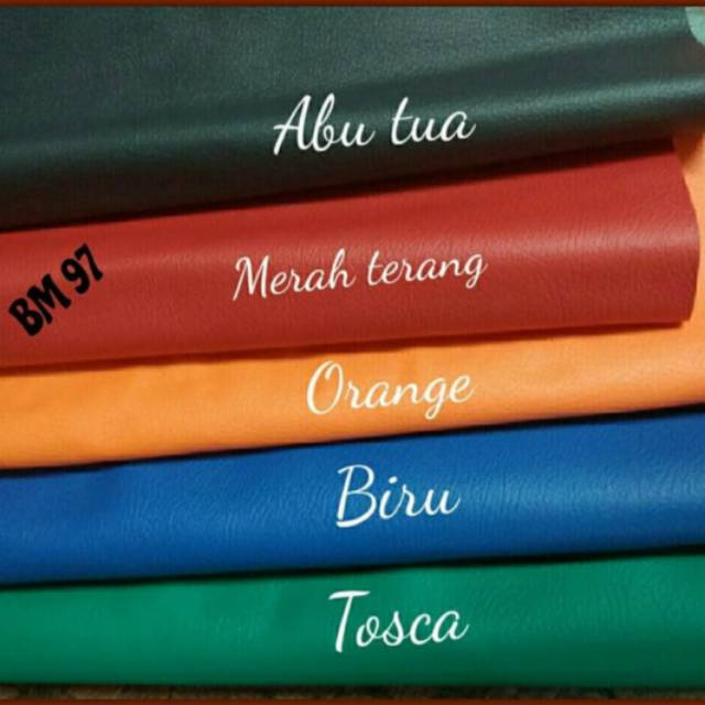 (DIKIRIM DARI BANDUNG) KAIN KULIT SINTETIS METERAN TEKSTUR KUKIT JERUK HIGH QUALITY