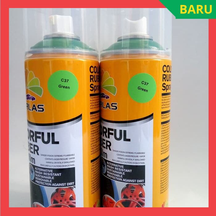 Carlas Rubber Paint Green Doff C37 Cat Mobil Hijau Doff Cat Karet Rubber Paint Hijau Doff Terbaru