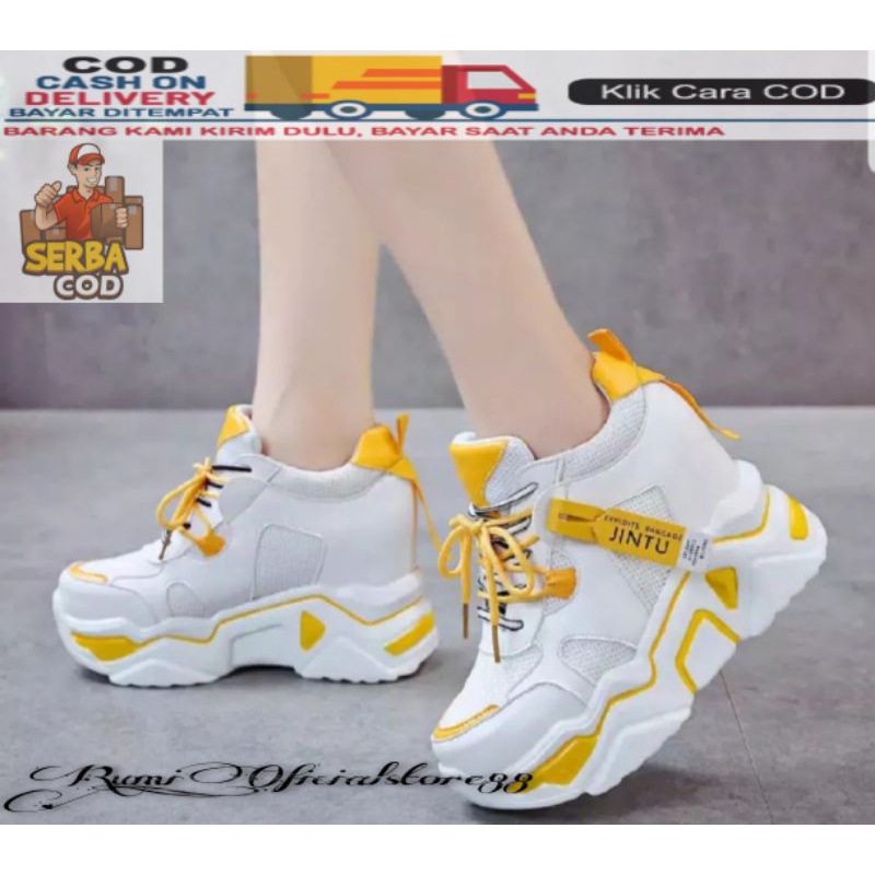 TmO - 8.8 Sale sepatu wanita sneakers fashion women Jintu Style Korean