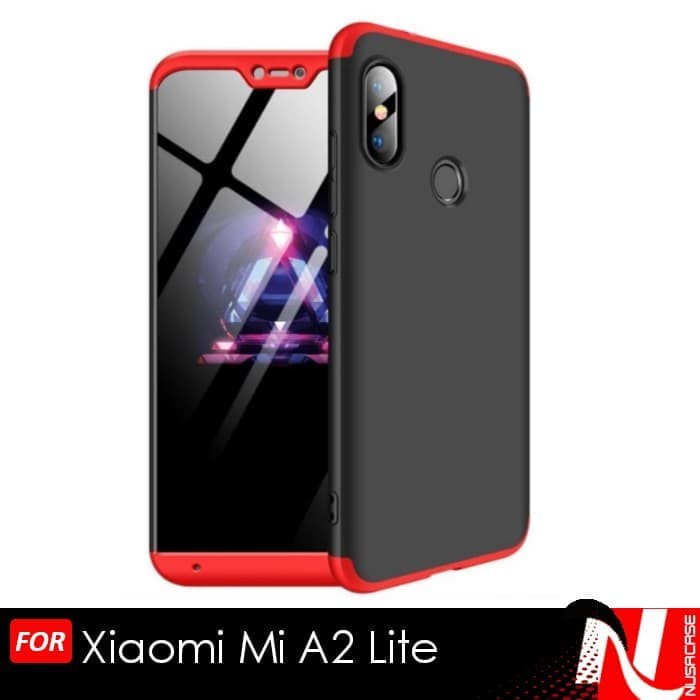 Case Xiaomi Mi A2 Lite Hardcase GKK 360 Protection Casing Mi A2 Lite