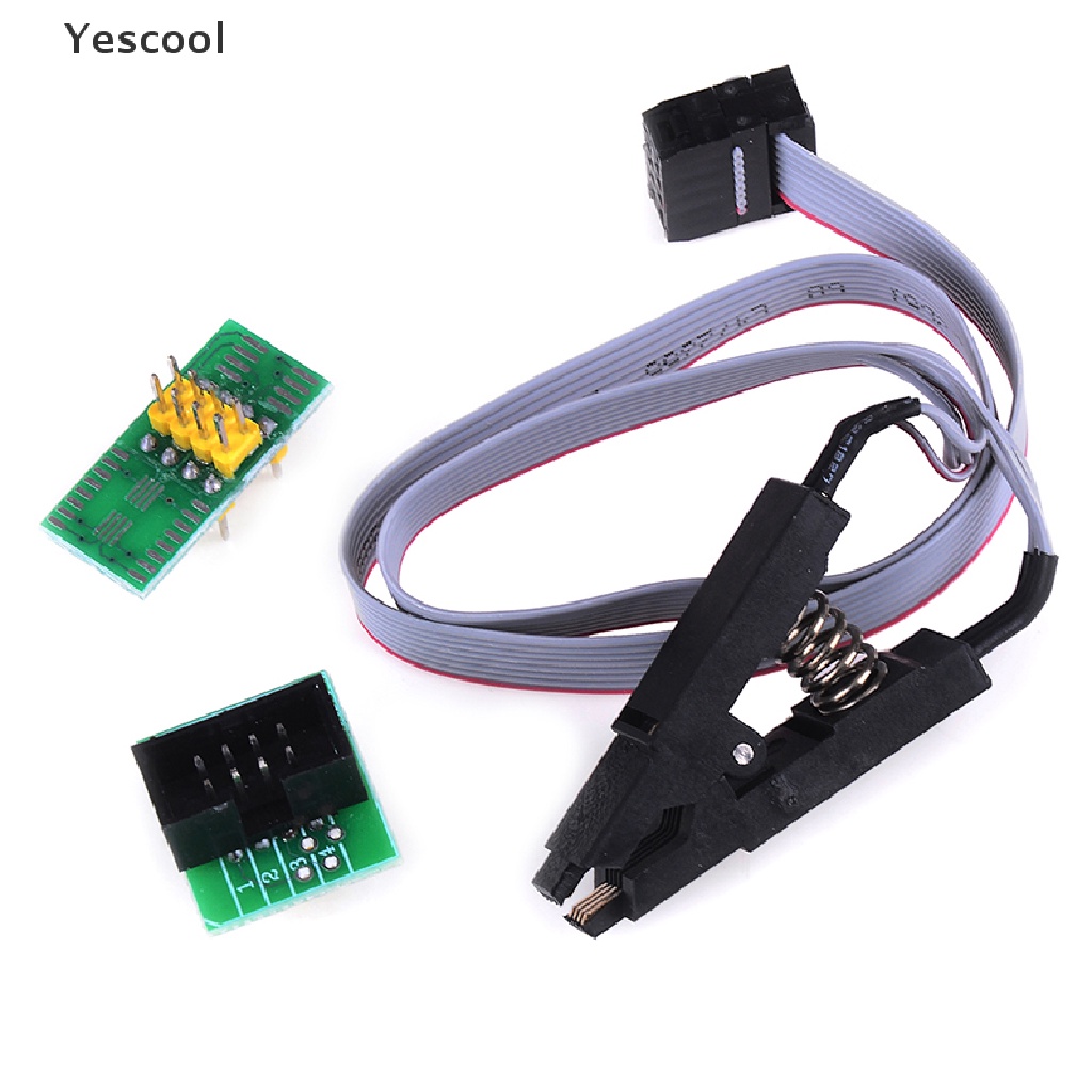 Yescool EEPROM BIOS usb programmer CH341 + SOIC8 clip + 1.8V adapter SOIC8