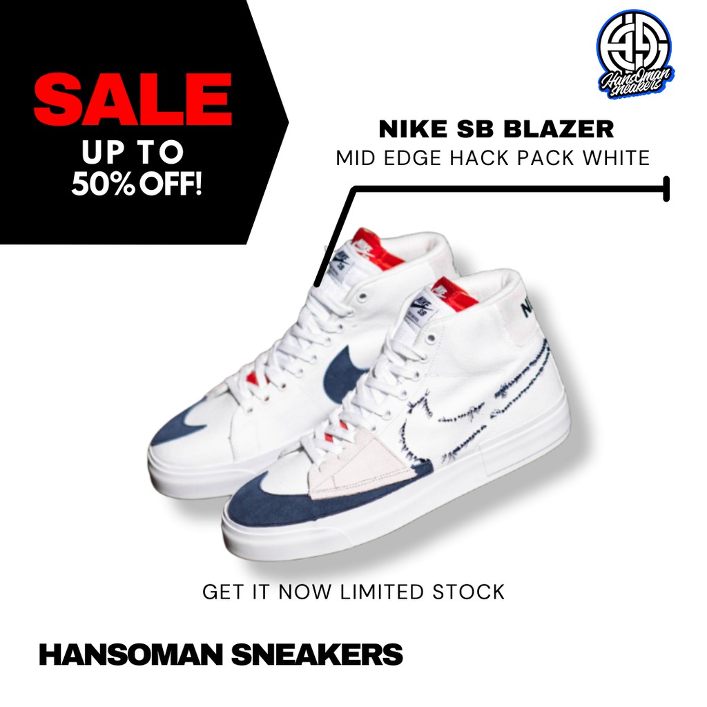 nike blazer mid edge hack pack white