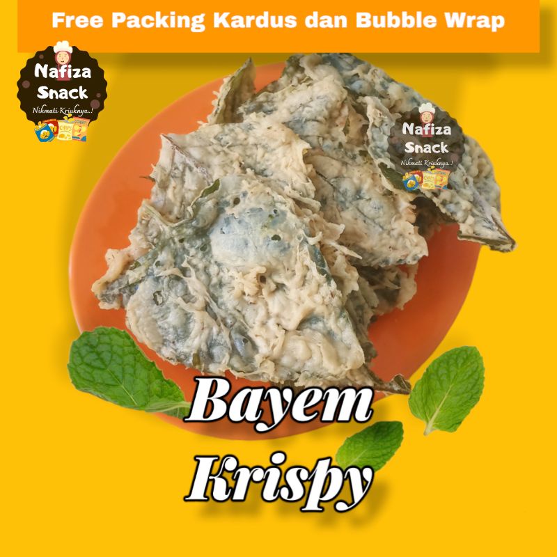 

SNACK Bayam Krispy 130 Gram Renyah dan Sehat/Keripik Bayam Renyah dan Gurih/Snack Termurah