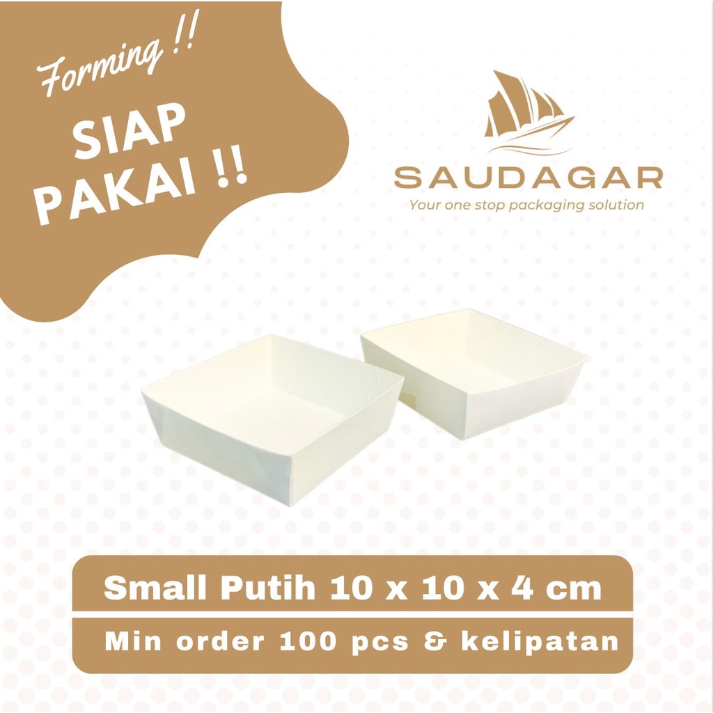 Paper food tray / wadah / nampan makanan kertas