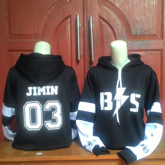 HOODIE BTS TWOTONE MEMBER JIMIN