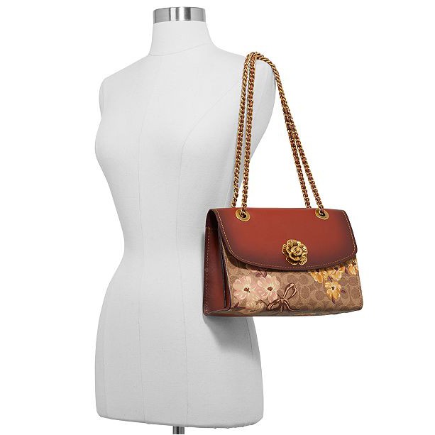 COACH Parker In Signature Canvas With Prairie Floral Print BAG TAS ORI ORIGINAL AUTHENTIC