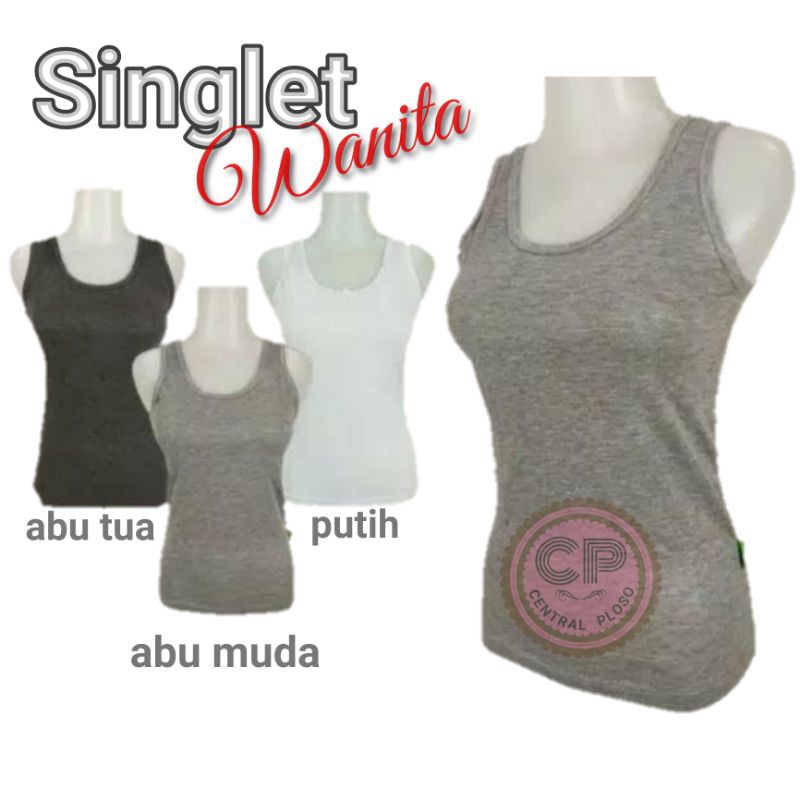 Singlet Wanita Panjang Halus untuk Tank Topcp