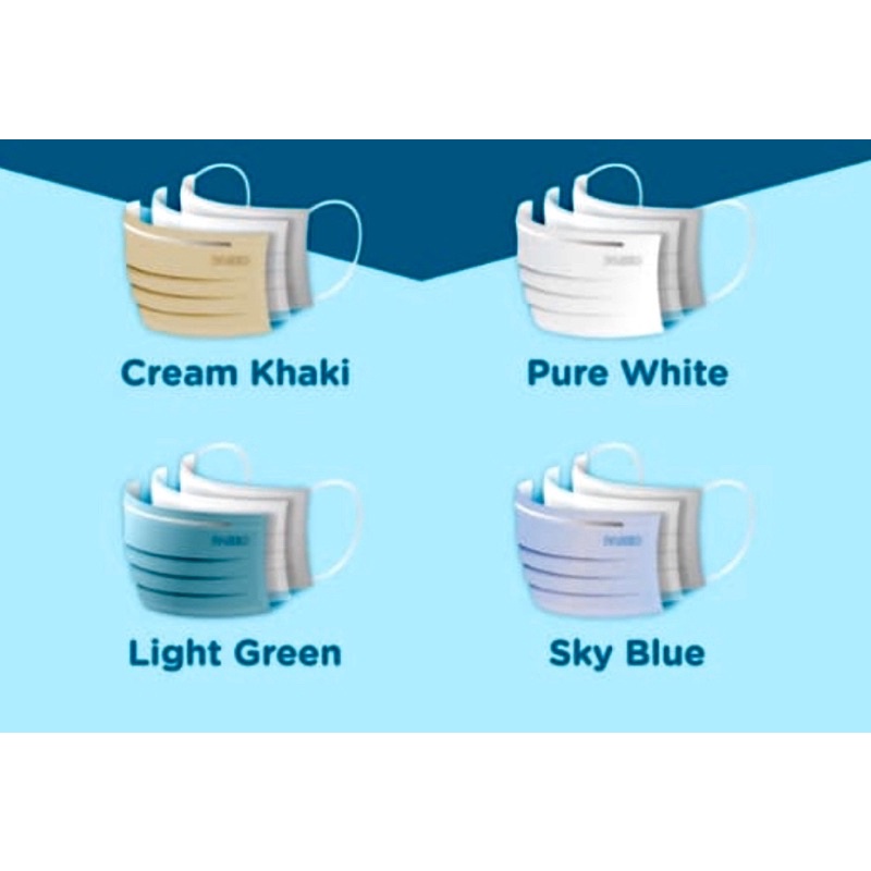 masker medishield by paseo 3ply 5+1 (random)-2