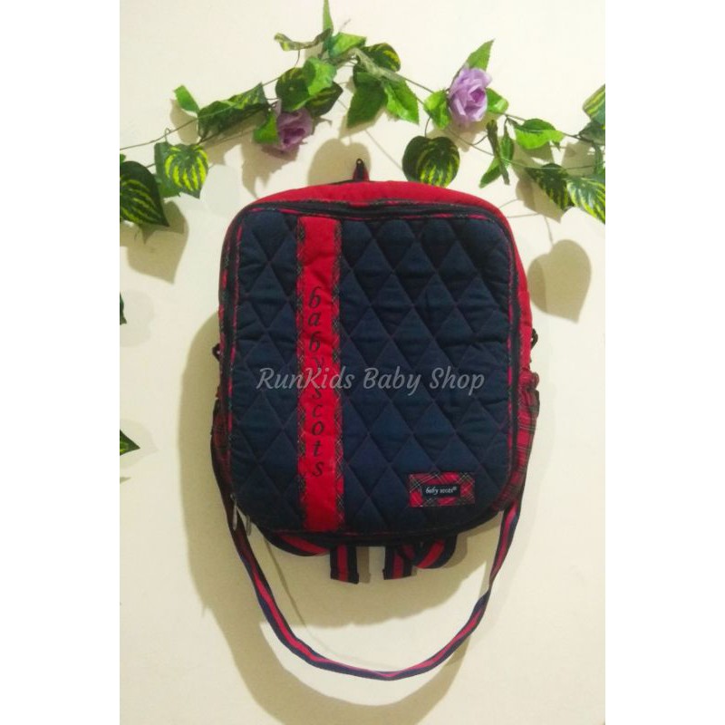 (Preloved) TAS RANSEL SELEMPANG BESAR BABY SCOTS/DIAPER BAG PL SECOND PRELOVED