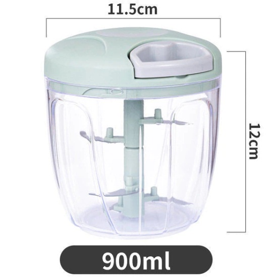 BIG Speedy Chopper Blender Tarik Manual 5 Blade Mata Pisau (Kapasitas 900 ml)