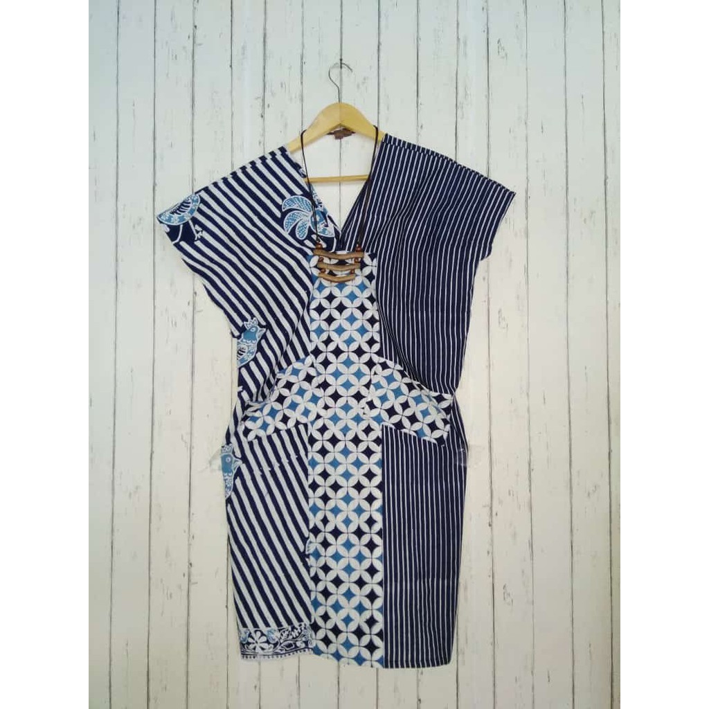 Dress Ayesha | Dress Casual Batik Cap Premium All Size