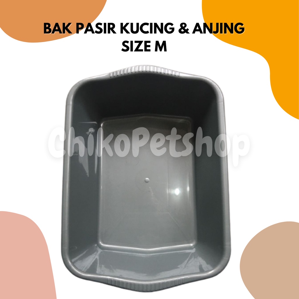 BAK PASIR Tempat Pup [untuk kucing dan anjing]  Size MEDIUM (M)