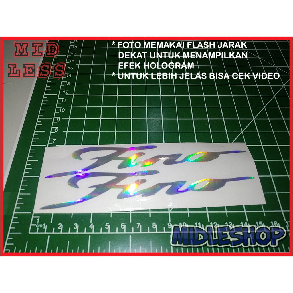 

Cutting Stiker Hologram Fino Isi 2