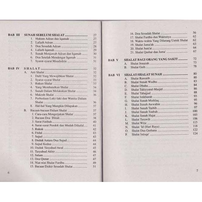 Risalah Tuntunan Shalat Lengkap Panduan Solat Sholat Salat Kecil Shopee Indonesia