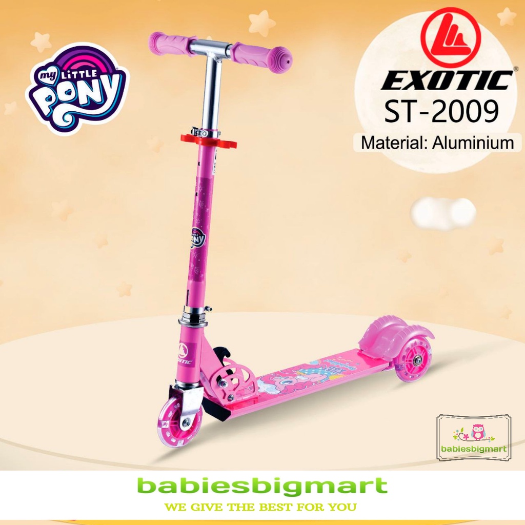 Scooter Exotic ST 2009 Otoped Skuter Anak New Transformer Little Pony