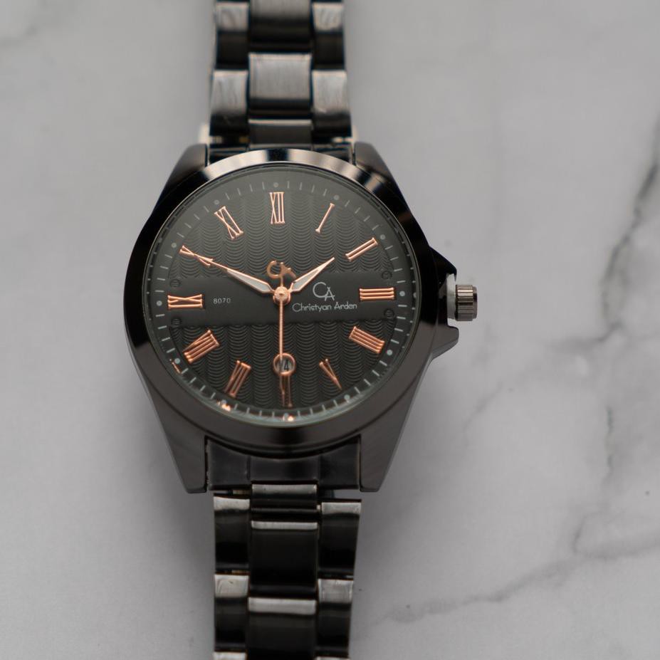 

★★ Ready Christyan Arden Monochrome Edition CA8070 GHS Rose Gold Marker (42mm) 7WZ