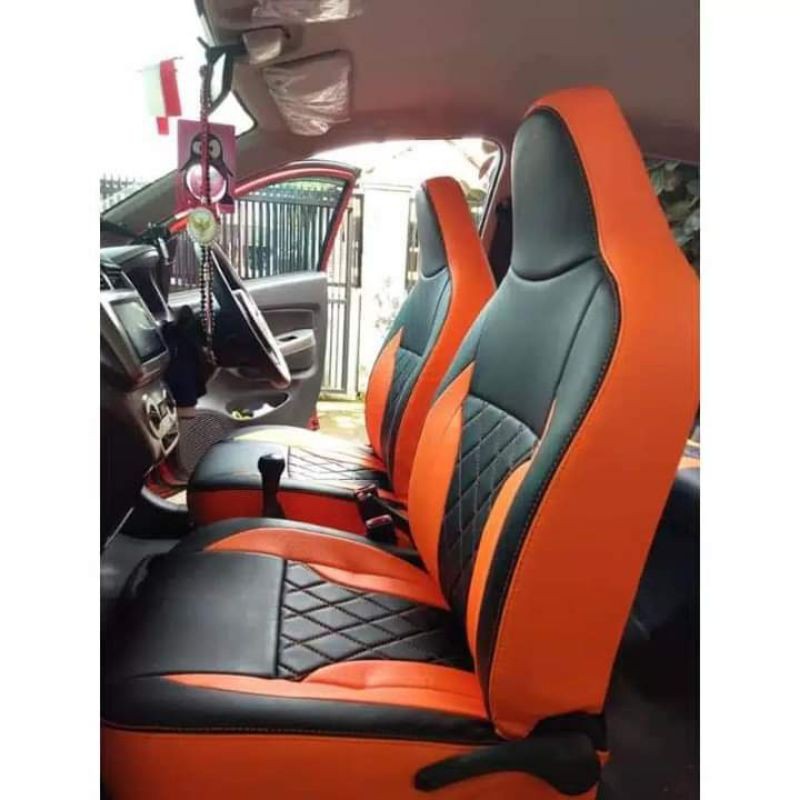 Sarung jok  mobil  BRIO AGYA  AYLA FUL 2 BARIS Shopee Indonesia