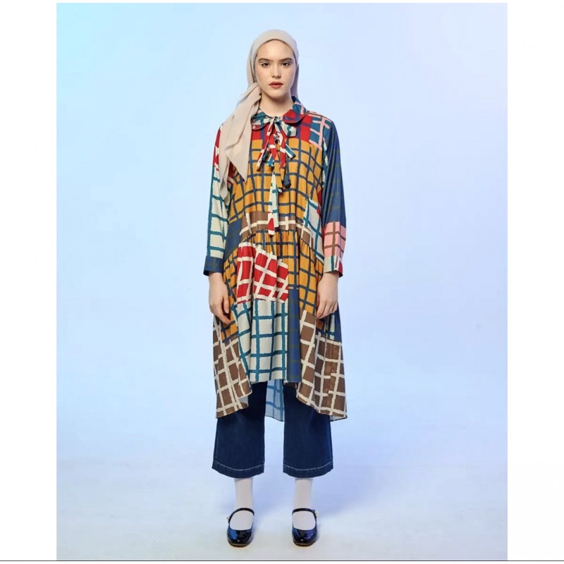Oceana Dress - Grey by Nadjani Indonesia - JFW 2022