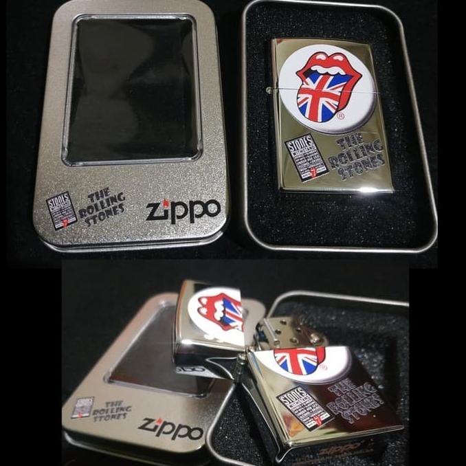 Zippo Polish chrome rolling Stones limited