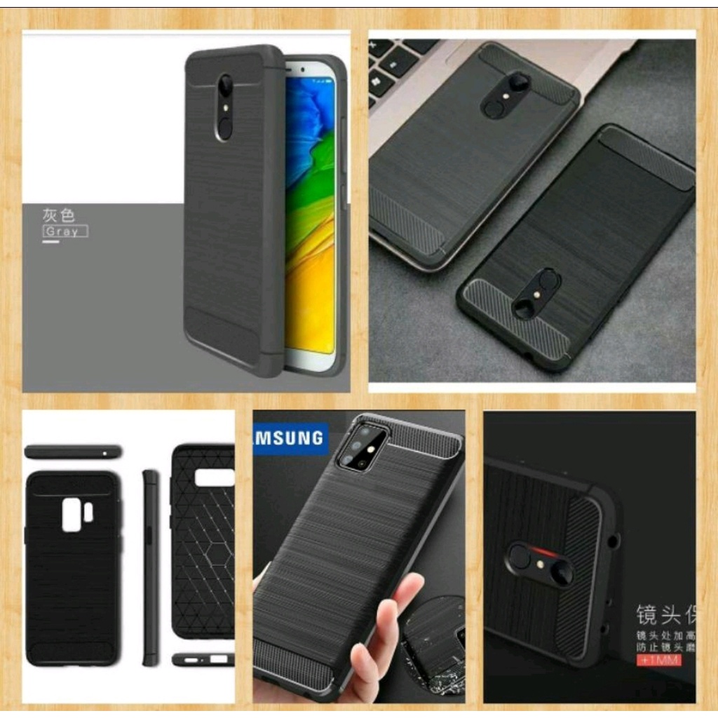 REALME 8I -SOFTCASE SLIMFIT KARBON REALME 8I - REALME 8i - BC