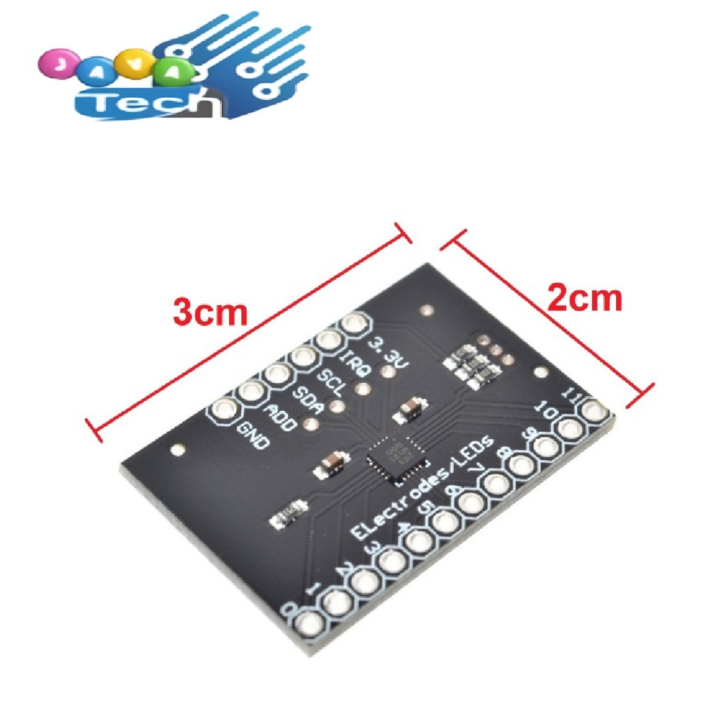 Modul MPR121 V12 I2C Capacitive Touch Sensor Controller Board