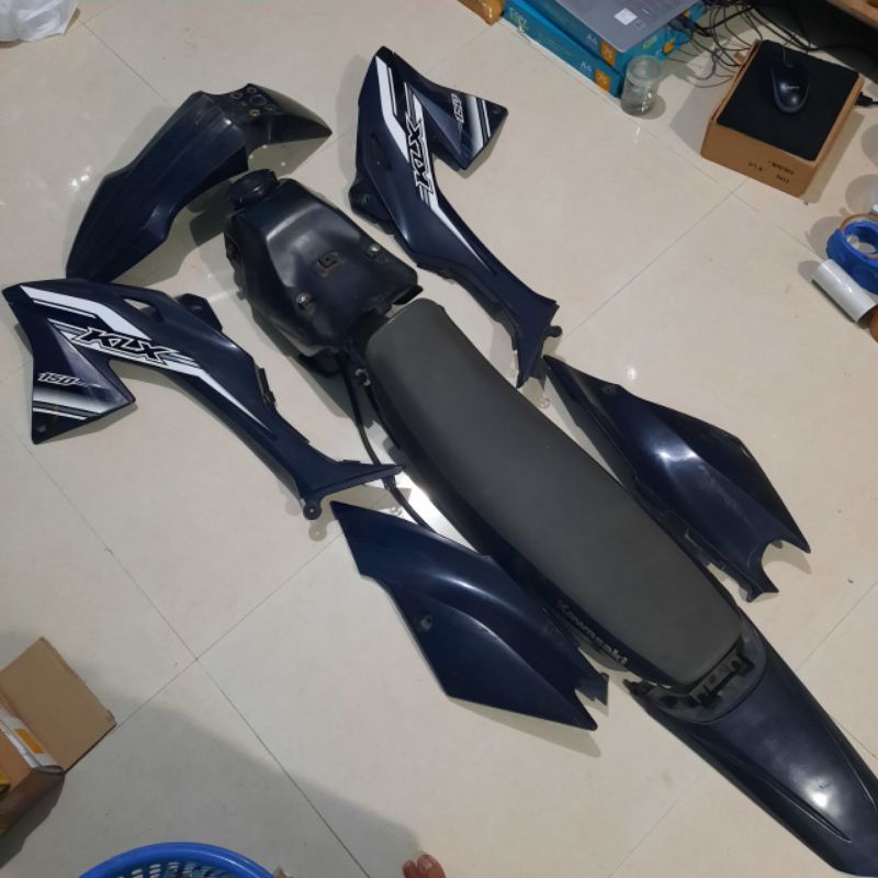 PROMO READY STOK COVER BODY COFER COVER SET COVER BODY SET KLX150 KLX 150 KLX BF ATAU KLX G ORI ASLI