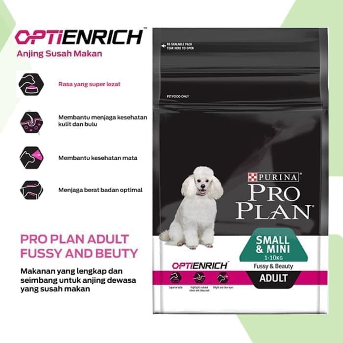 ProPlan / Pro Plan Small Mini Adult Fussy Beauty 7 kg - Gojek Only
