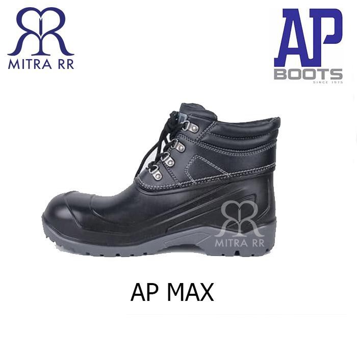 Sepatu Safety AP MAX TERMURAH AP Boots Low Safety Boot Sepatu Pria Outdoor Hitam