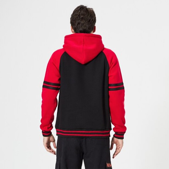 Jaket Polos Big Size Black Red M L XXL XXXL XXXXL XXXXXL Raglan Sleeve Jacket Oversize Black red Strip