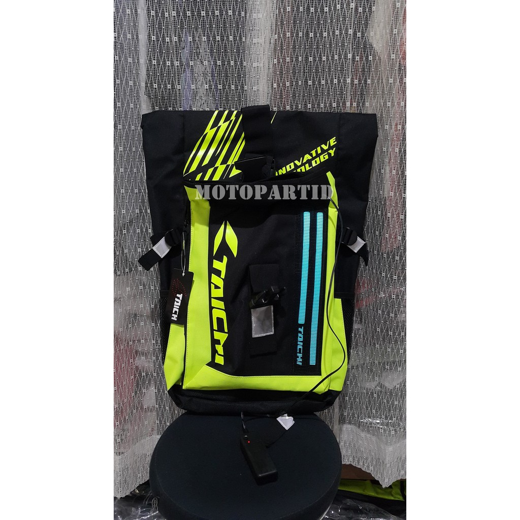 Tas Ransel / Backpack Taichi RSB272 Yellow Waterproof With LED Light