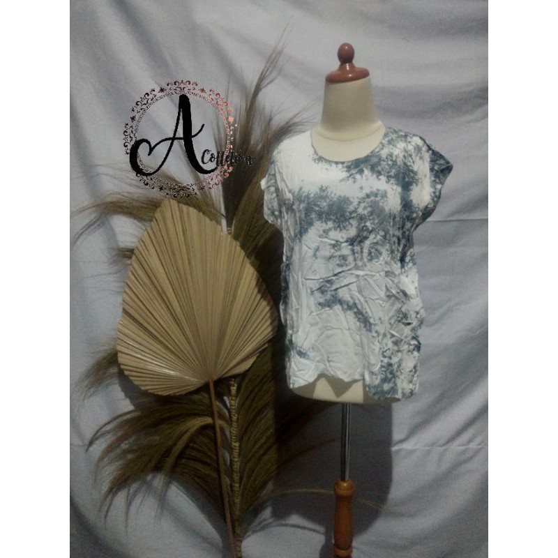 Baju Atasan Abstrak / Baju Bali Smoke